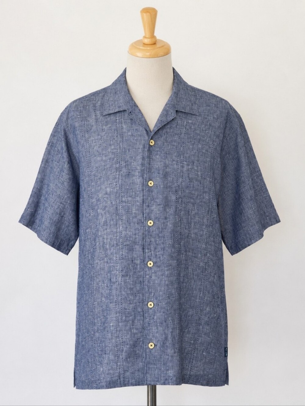 Tommy Bahama Blue 100% Linen Short Sleeve Shirt Men's Size XXL - Picture 1 of 16